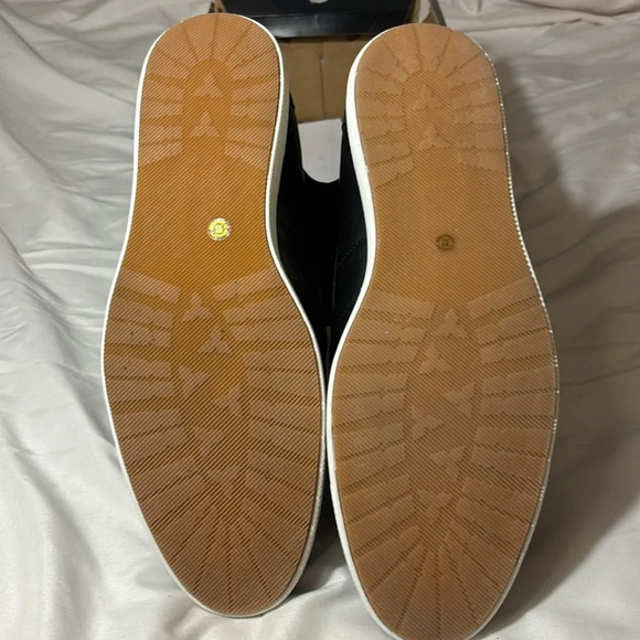 JF J-Ferrar Men's Black Slip-on Dress Shoes size 12, New - Picture 3 of 8